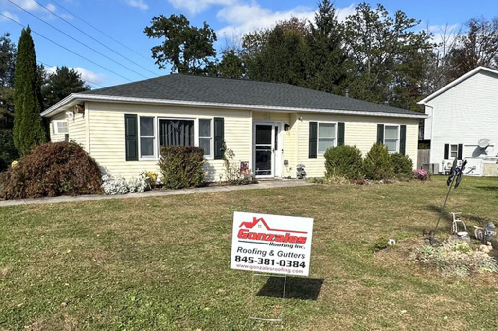 Residential roofing project